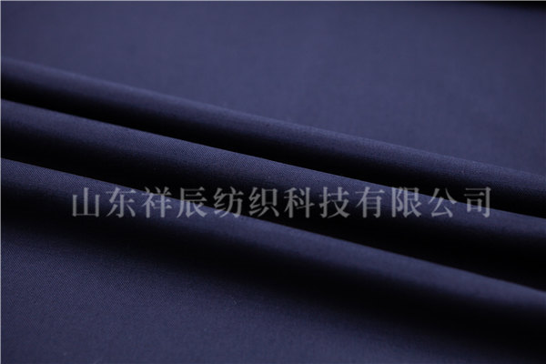 藏青高支双面哔叽70W/29.5P/0.5，100s/2*2，270g/m