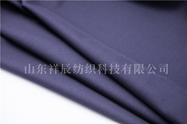 藏青弹力缎背哔叽70W/25.5P/L4/0.5，80s/2*2，360g/m