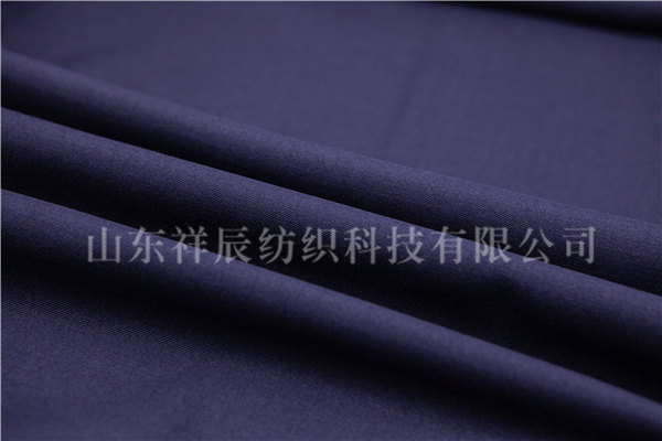 藏青弹力缎背哔叽70W/25.5P/L4/0.5，80s/2*2，360g/m