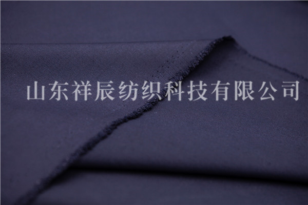 藏青缎背哔叽，T/R 80/20，380g/m